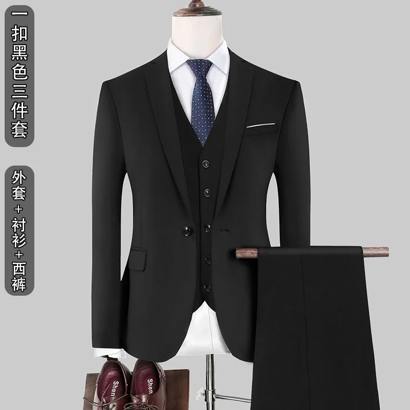 M10234 Autumn youth slim suits for men