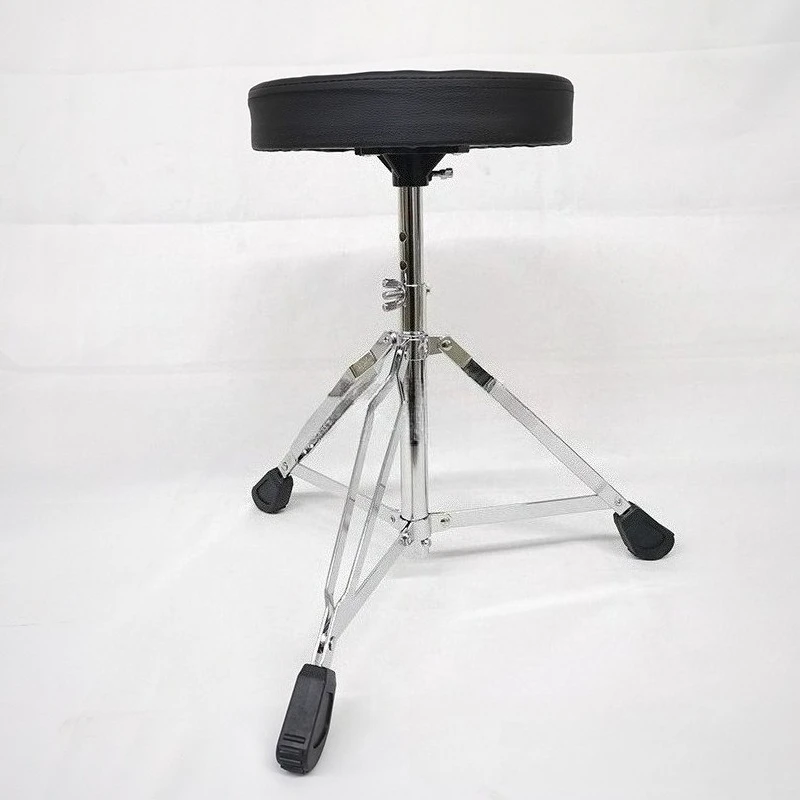 Leather Sponge Drum Stool Bold Thickened Adjustable Non-slip Stable Double-board Drum Stool Musical Instrument Accessories