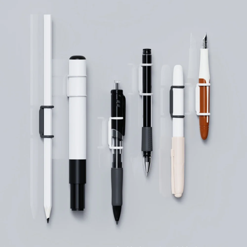 Silicone Pen Holder Magnetic Pencil Holder Non-Deformable Magnetic Pen Holder Strong Magnetic For Office School Desk storage