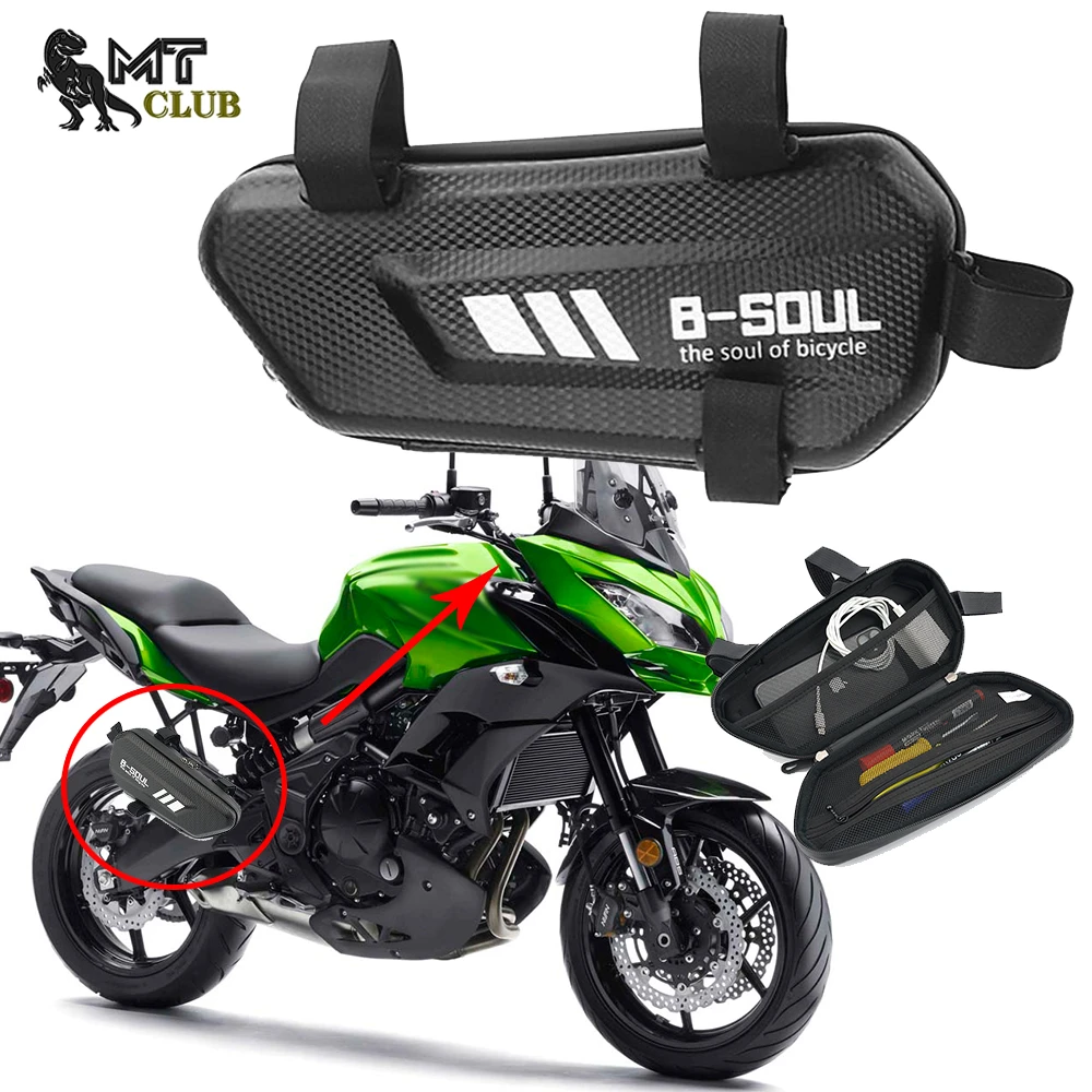 For KAWASAKI Versys 650 Versys 1000 1000SE Versys X300 Versys650 Motorcycle Accessories Side Bag Storage Waterproof Triangle Bag