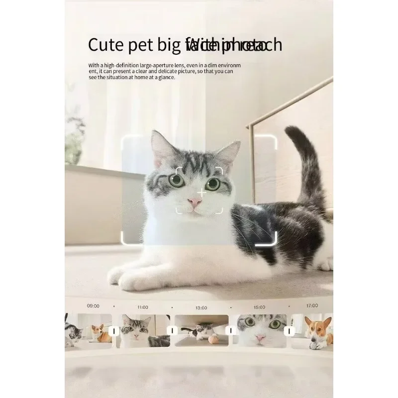 360° Pet Tracking Cam-era - Real-time Movement Video Playback - Automatic Cruise MonitoringCloud Nanny