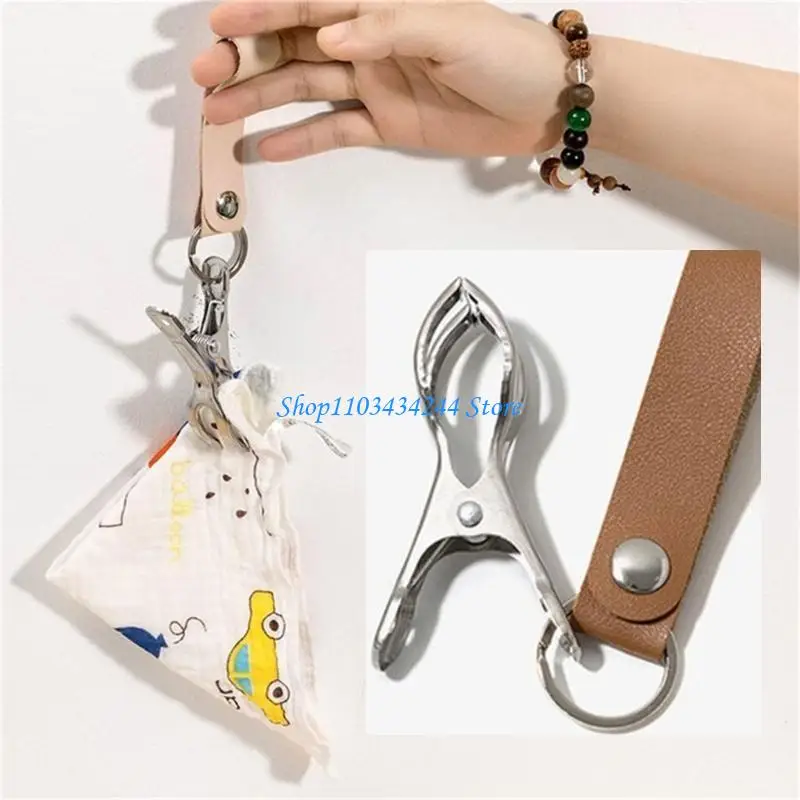 عربات الأطفال مشبك الأحذية متعدد الألوان خيار مشبك معدني للبطانية الأمن يدفع باليدين عربة لعبة كليب النشاط في الهواء الطلق #5