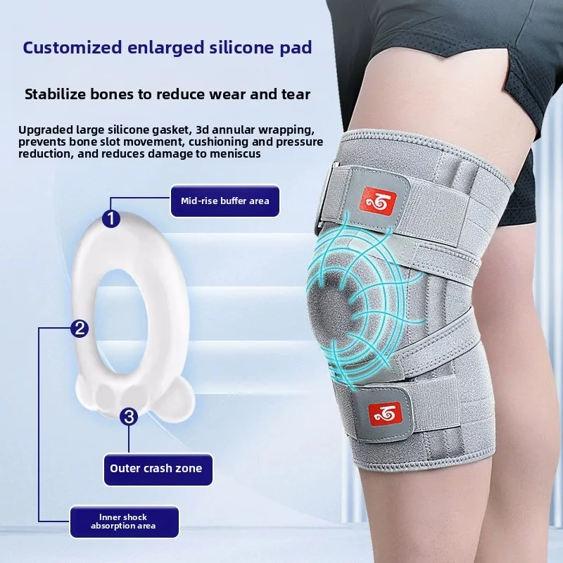Obese People Special Joint Warmth Knee Pads Enlarged Medical Meniscus Injury Sports Knee Synovitis Protectors Knee Braces 150kg