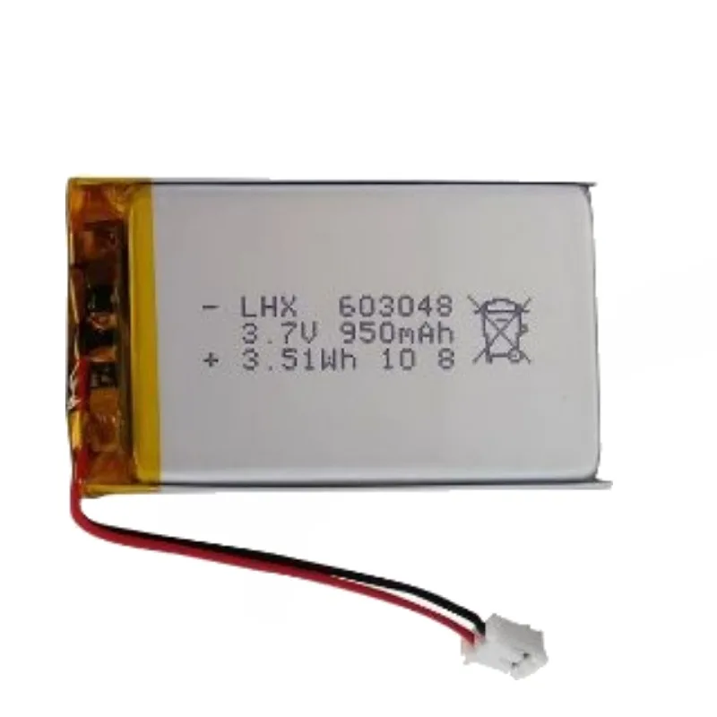 603048 3.7V バッテリー 1000mAh 充電式リチウム電池ポリマー電池 Bluetooth ヘッドセットゲームコンソールコントローラ腱銃用