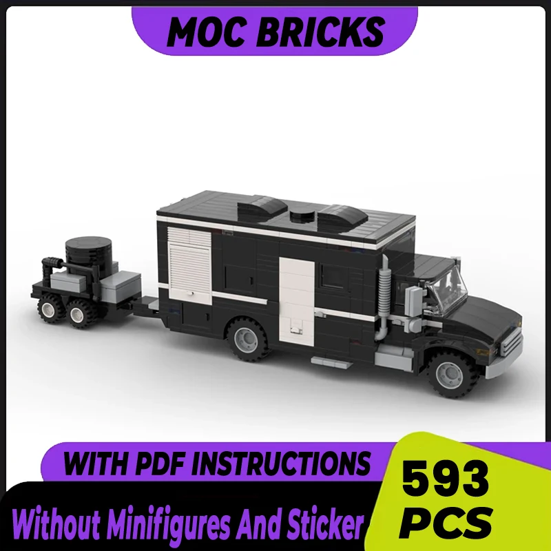 City Police Car Model Moc Building Bricks Bomb Disposal Truck Technology Modular Blocks Gifts Christmas Toys DIY Sets Assembly