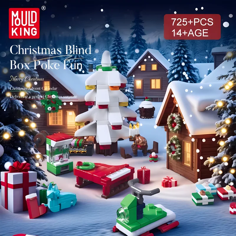 Schimmel König 10164 10165 Weihnachten Baustein Moc der Weihnachten Advents kalender Modell Montage Ziegel Spielzeug Kinder Weihnachts geschenke