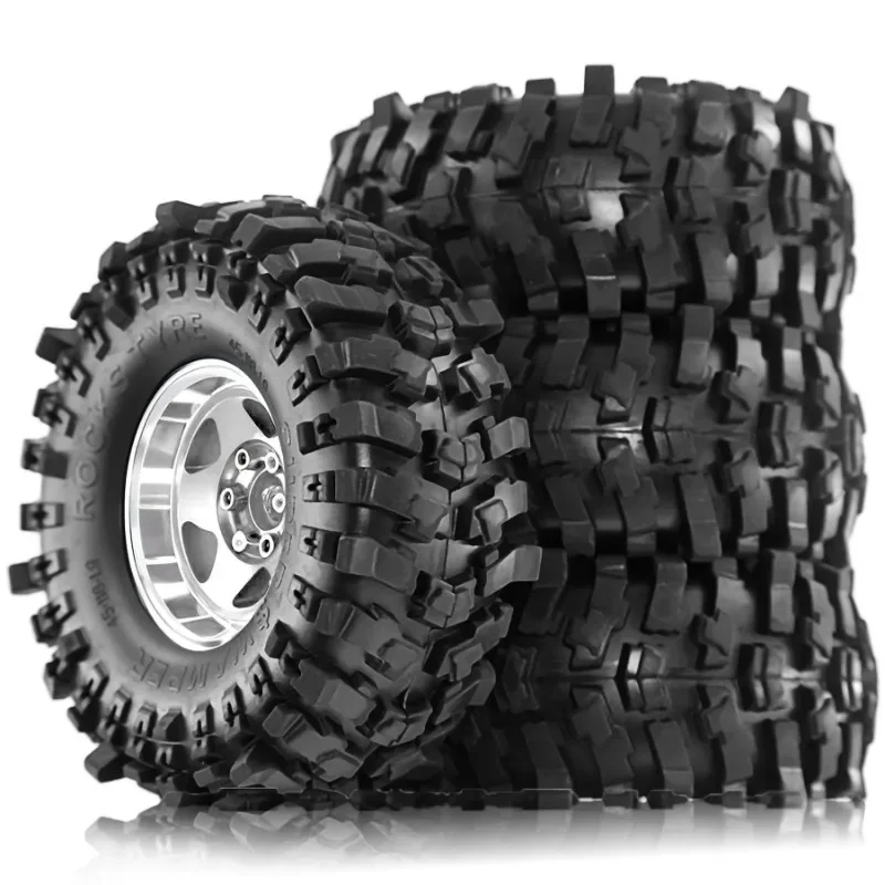 

RS Red Spider 1.9 Crawler Tires for TRX4 SCX10 D90 118mm OD 45mm Wide 12mm Hex - Africa Lion R92 (Tires Only/Wheel Set Options)