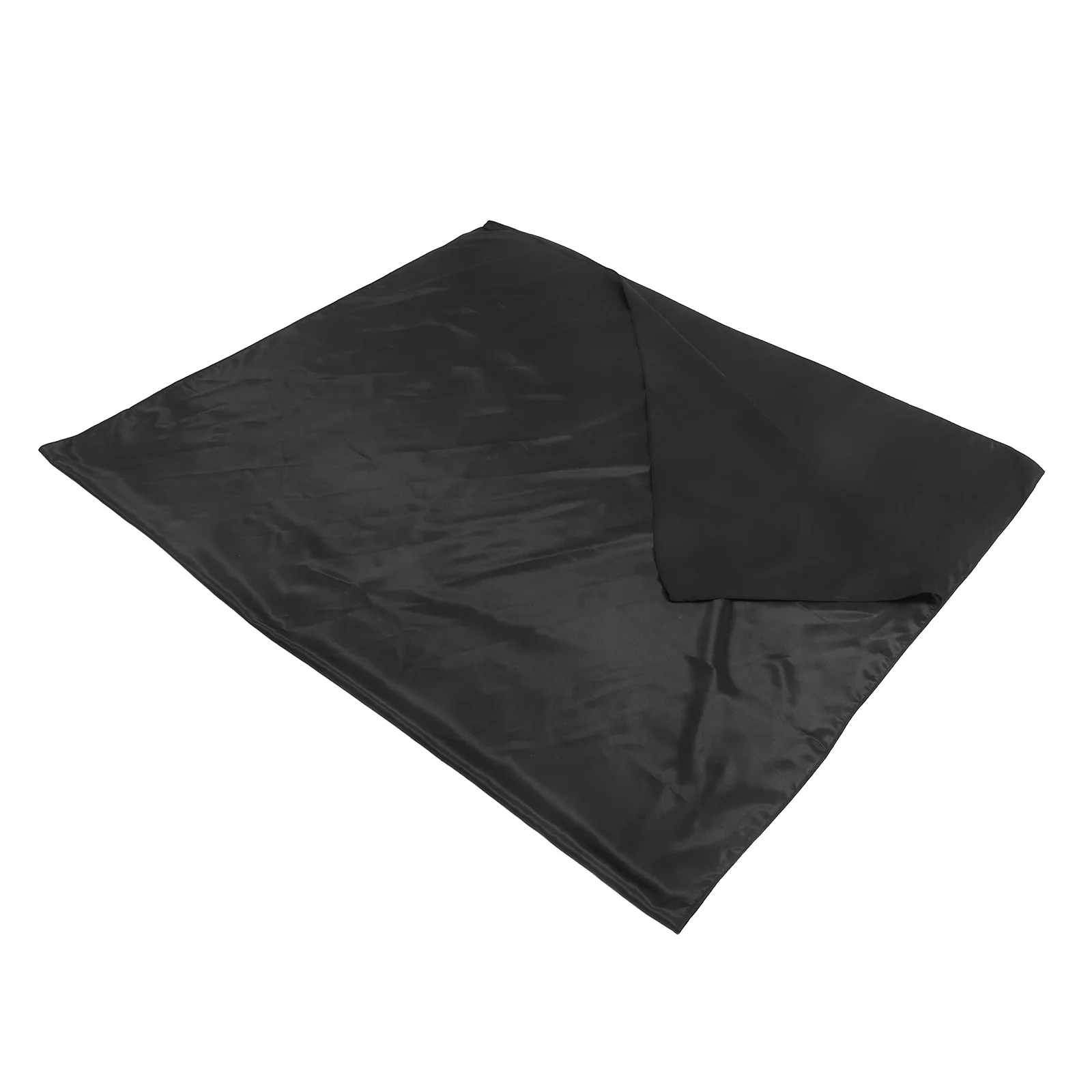 

Black Satin Rectangle Tablecloth 101.79x57.77in Luxury Wedding Table Cover for Dining Party Event Decorations Holiday Banquet