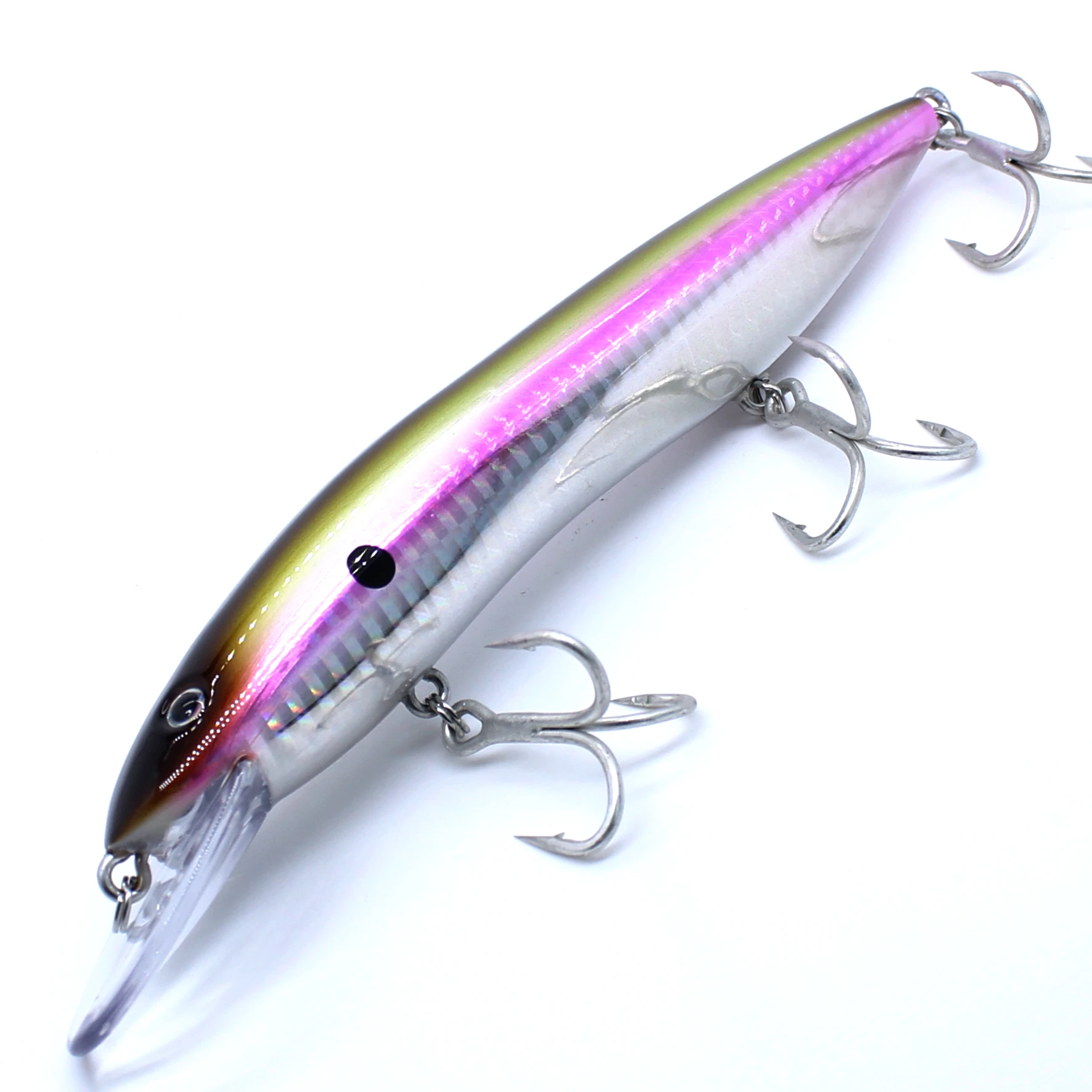 Aoclu-harter Köder für Tiefsee boote, schwimmende Elritze, Jerkbait-Rassel, Stein köder, 4x Drillinge, japanische Qualität, 150mm, 35g, 1 Stk – Detail 11