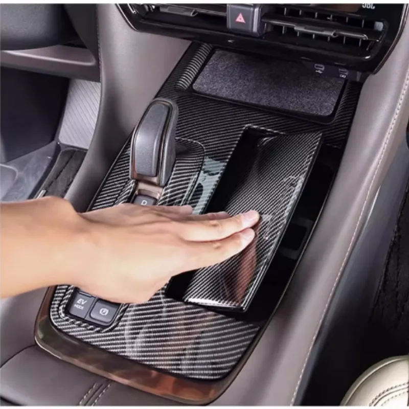 

ABS For Toyota Alphard Vellfire 40 Series 2024+ LHD Central Control Gear Shift Panel Cover Trim Frame Interior Stickers