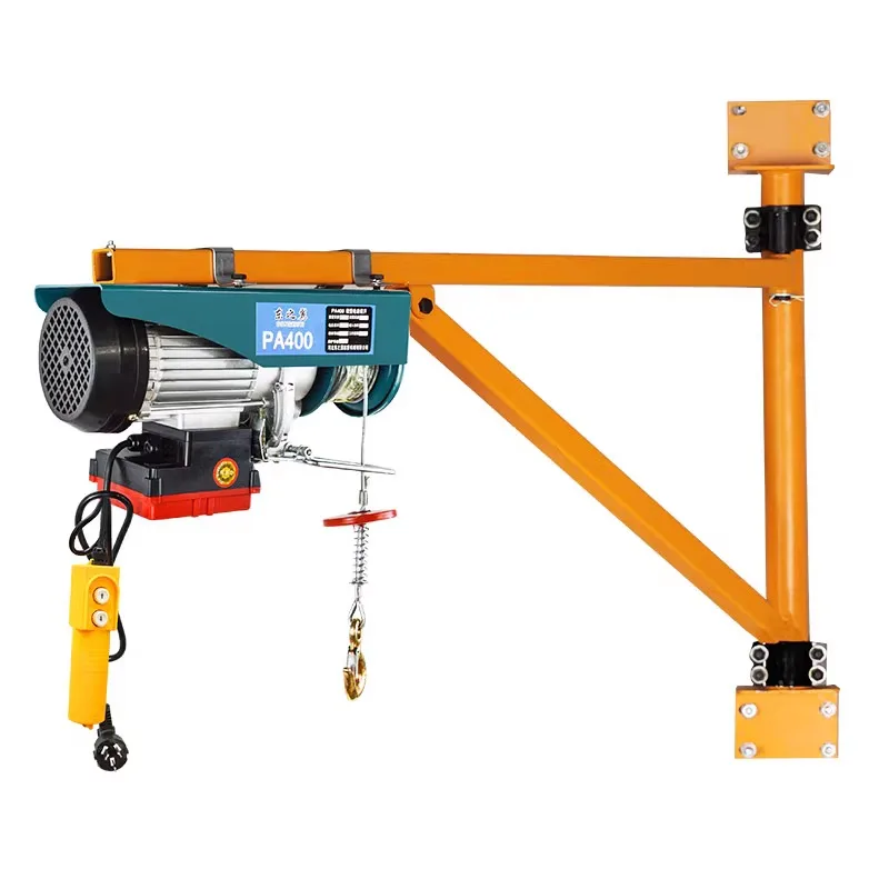 

Micro electric hoist 220v wall hoist home decoration small lifting crane column bracket