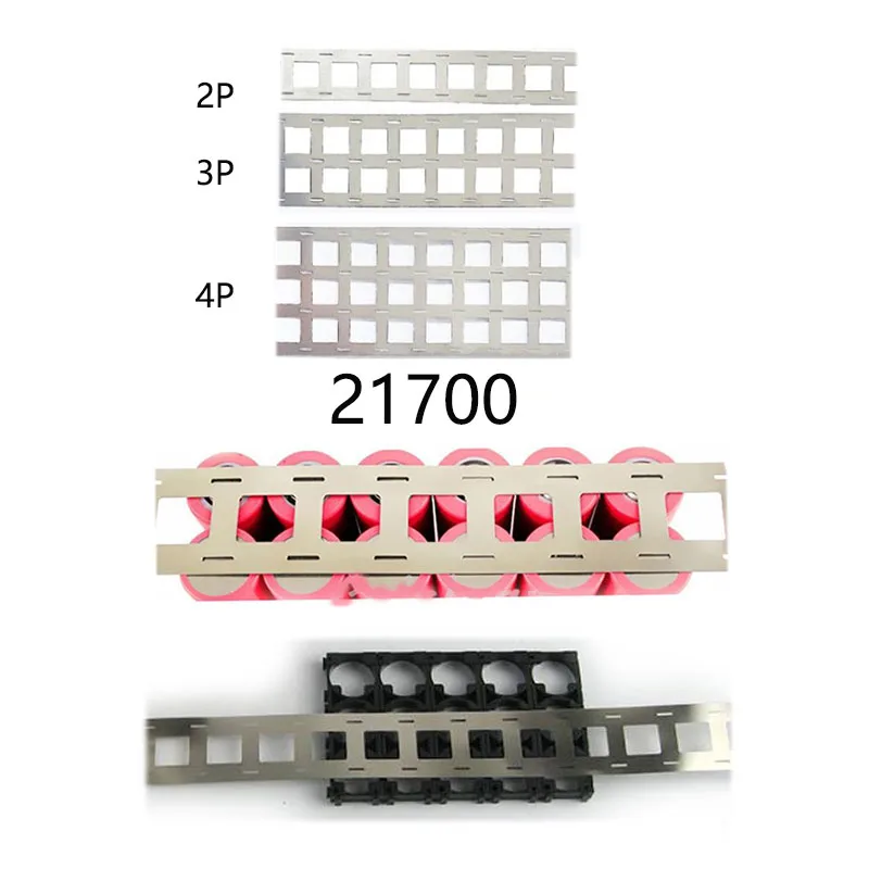 

1M/2P3P4P Steel Nickel Plated with Thick 0.15 for 21700 Lithium Batteries 23mm/23.4mm/22.5mm/21.5mm Spot Welder Connection Piece