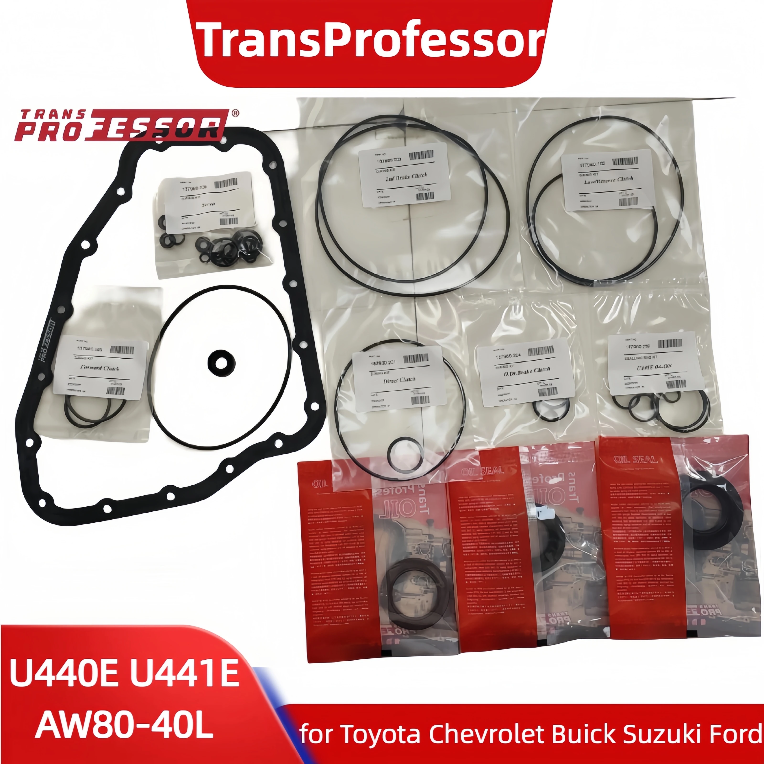 U440E U441E AW80‑40LE AW81‑40LE AW80‑40LS Transmission Repair Overhaul Kit for TOYOTA SUZUKI Gearbox OHK Oil Seals Gaskets