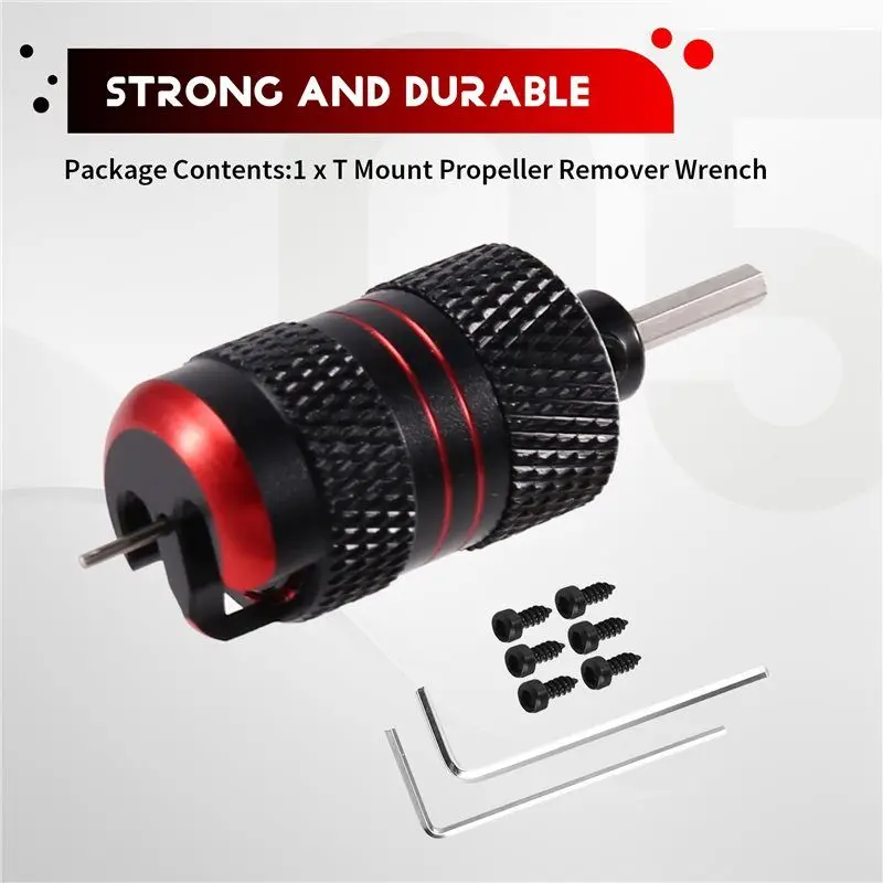 DIY 3-отверстий T-образный инструмент для удаления пропеллера, гаечный ключ для Gemfan EMAX FPV Drone Freestyle, 3-отверстные пропеллеры
