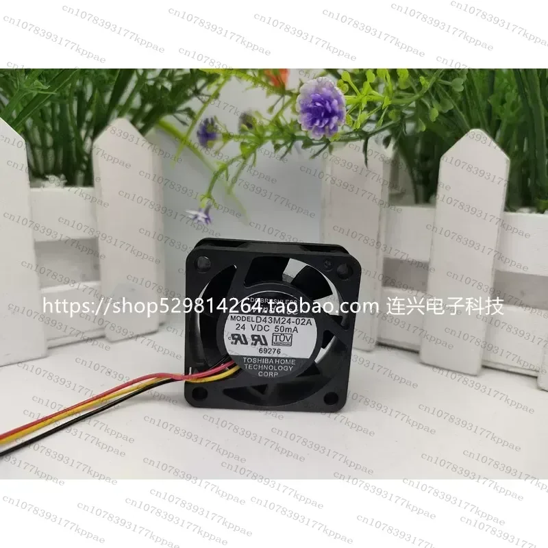 1PCS for Yaskawa Inverter G7 F7 Dedicated Fan 24V 50mA D43M24-02A D43M24-01A New Replacement Cooling Fan