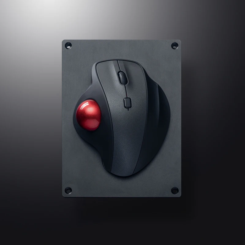 Rated Panel Mount Ergonomic Industrial Trackball Mouse