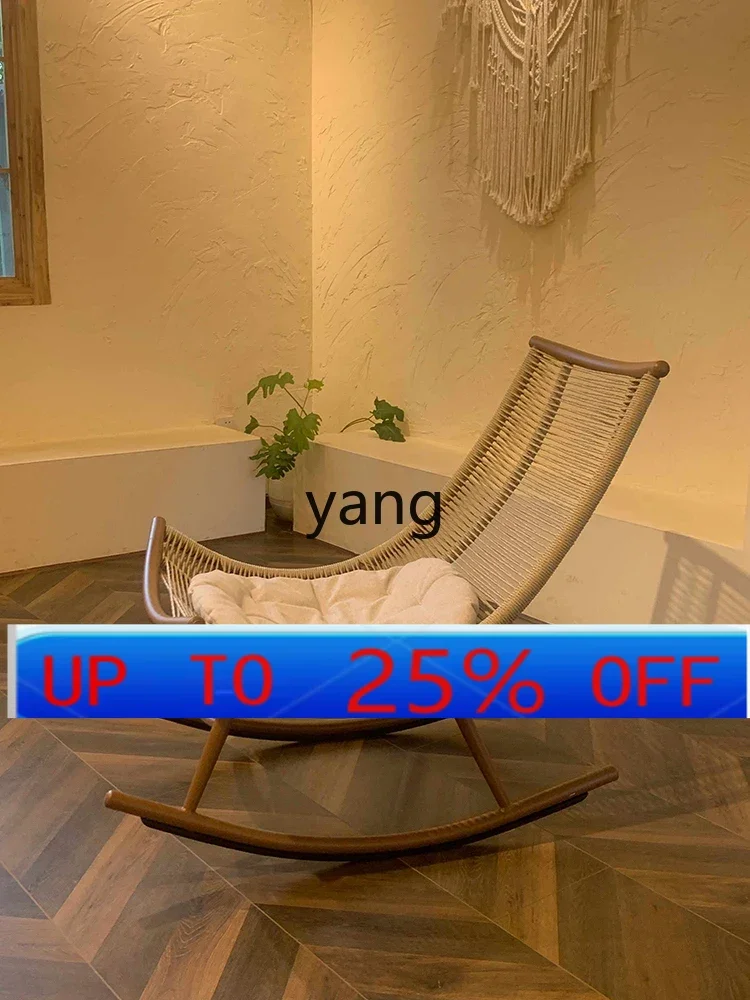 

Lhh living room balcony casual nap chair new Chinese lazy happy chair