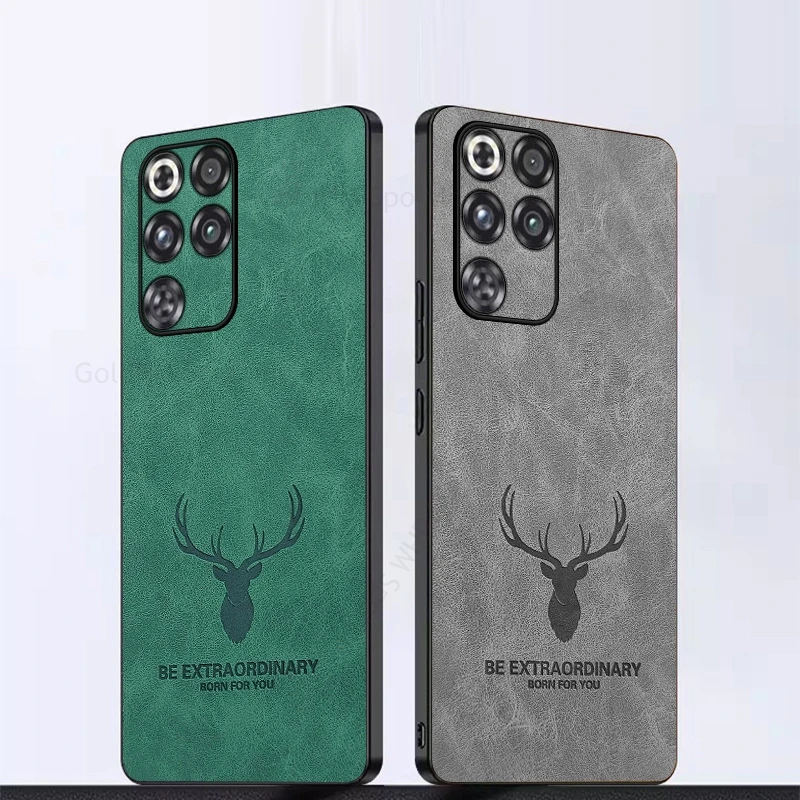 

Capa For ZTE nubia Red Magic 11 Pro Plus 3D Cartoon Elk Deer Head Leather Phone Case Red Magic 10 Air 8 7 9 Pro Plus Phone Cover