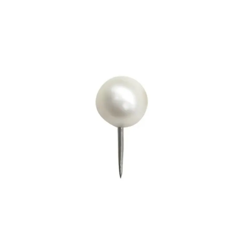 157 pcs Imitation Pearl Thumb Tacks, Elegant Decorative Look and Safe Round Head Grip, ideal for Office Bulletin Board