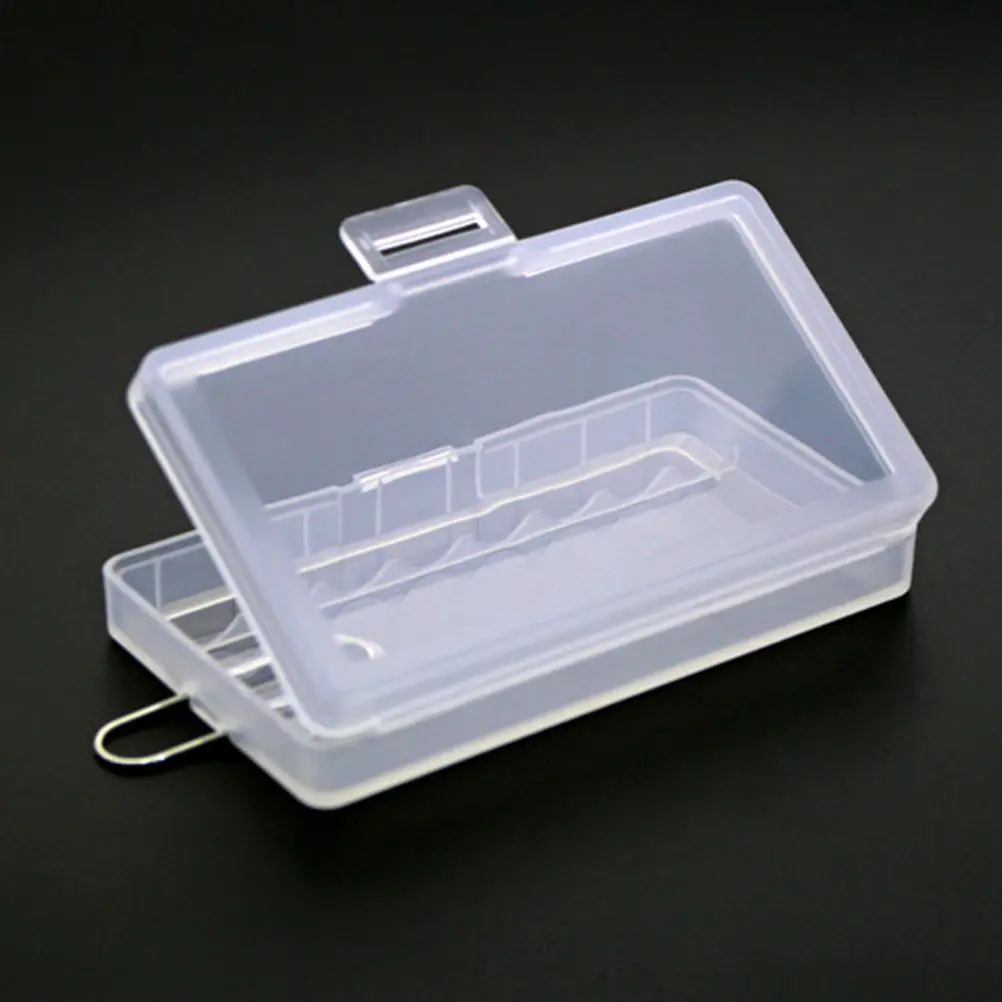 Battery Storage Box for Aa No 7 Batteries 8 Compartment Transparent PP Plastic Protective Holder Case Compact Travel Friendly