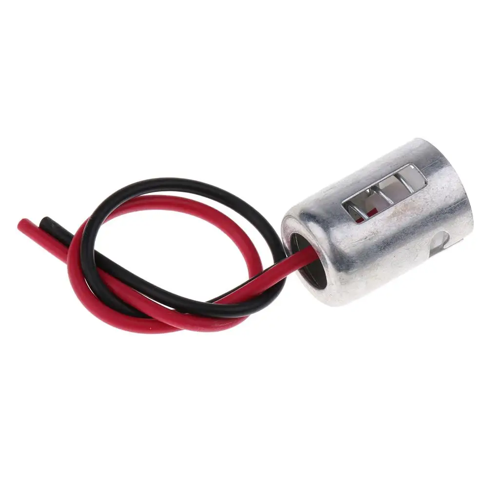 Galvanized Light Lamp Wire Harness Adapter Dual Contact Bulb Socket for 12V LED Bulb Plug and Play