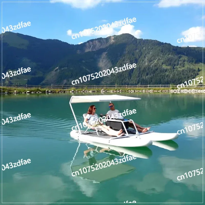 

Luxury Experience 2 Person Mini Best Inflatable Electric Paddle Boat Inflatable Catamaran Fishing Sup Board