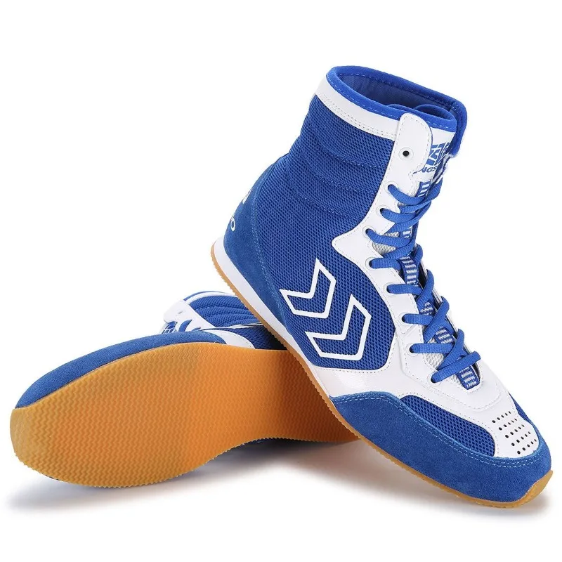 

Professional Boxing Shoes Fighting Wrestling Shoes Comfortable Men's and Women's Same Training Shoe Gym Sanda Fighting Sneakers