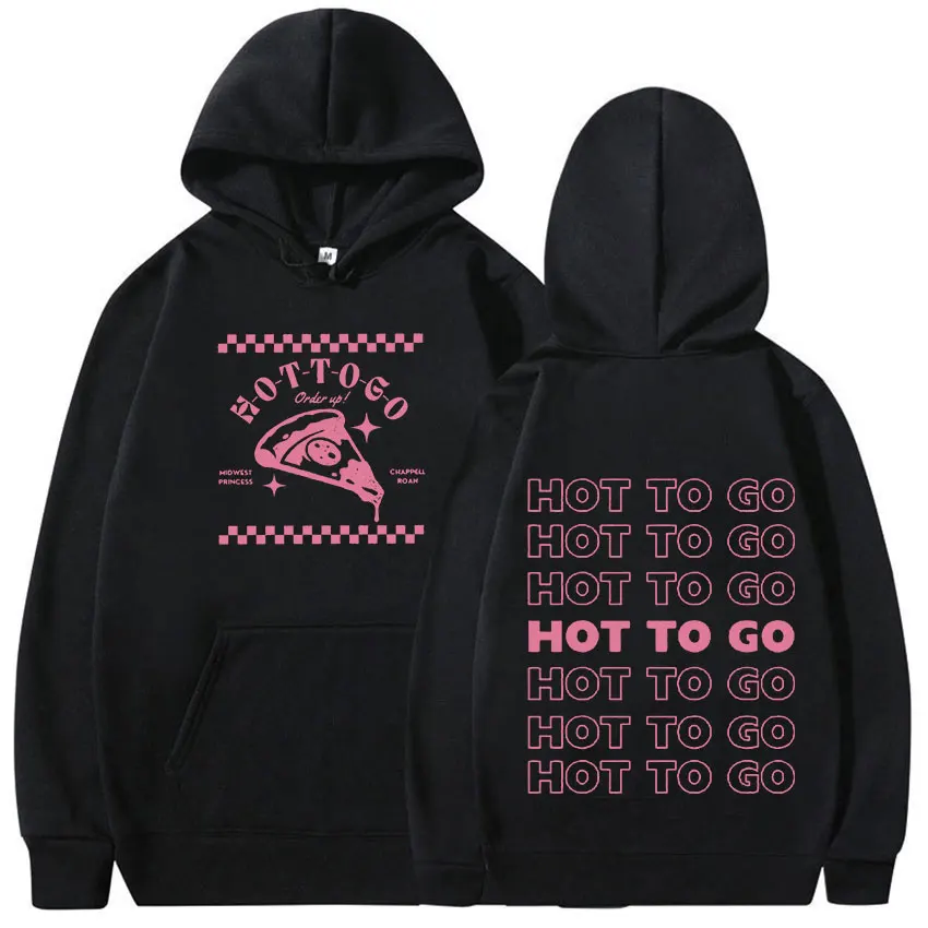 Chappell Roan Hot To Go! Tour Print Pullover Hoodie Men Women Retro Aesthetic Fashion Sweatshirt Casual Clothing Oversized Hoody