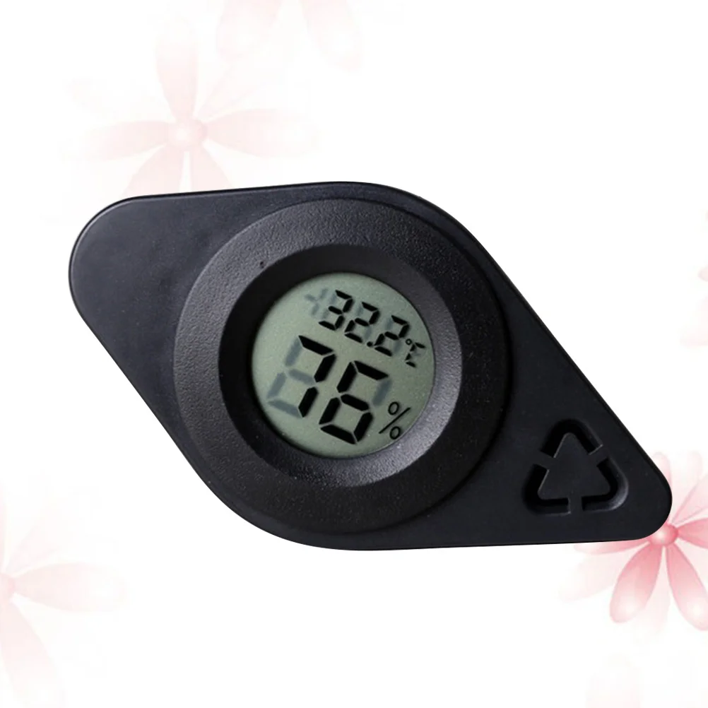 

3 in Humidity Meter Guitar Hygrometer Humidifier Sound Hole Moistener Black Ukulele