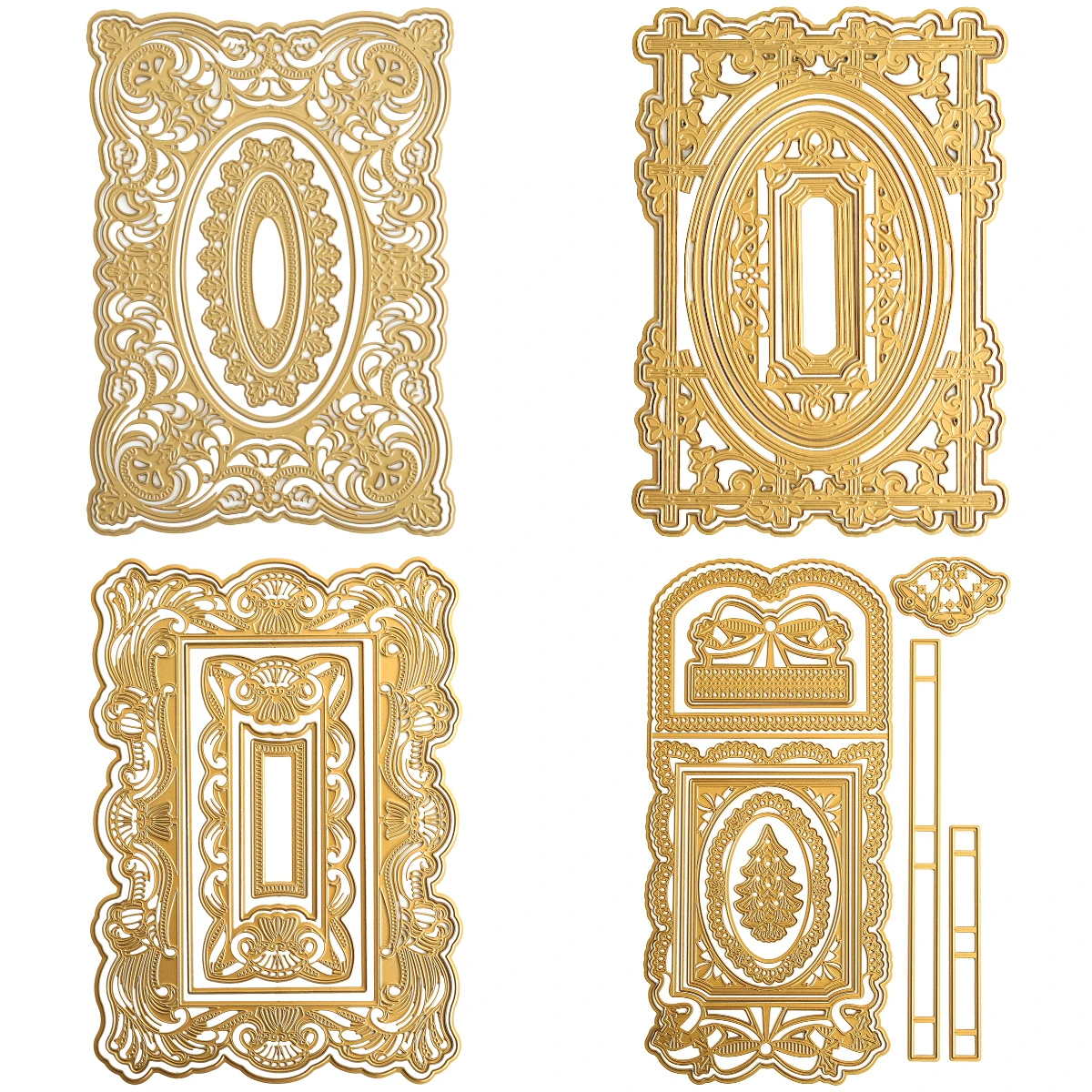 ثلاثية الأبعاد الباروك متحدة المركز 2025 جديد قطع معدنية يموت DIY بها بنفسك سكرابوكينغ الحرف صانع ألبوم صور قالب اليدوية الديكور