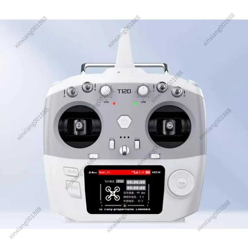For T12D 12CH RC Transmitter Built-in Simulator Support ELRS For Multi Rotor RC Car Boat Engineering Model