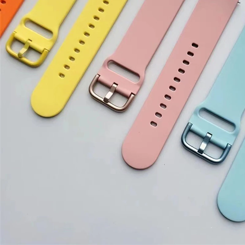 Silicone Sport Strap para Samsung Galaxy Watch 3, pulseira de substituição, pulseira para homens e mulheres, Fit3