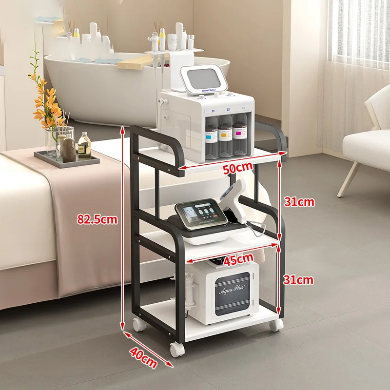 Furniture Tattoo Dressing Cart Cosmetic Table On Wheels Elegant Hairdresser Hospital Trolley Delivery Beauty Room Rollwagen Tool