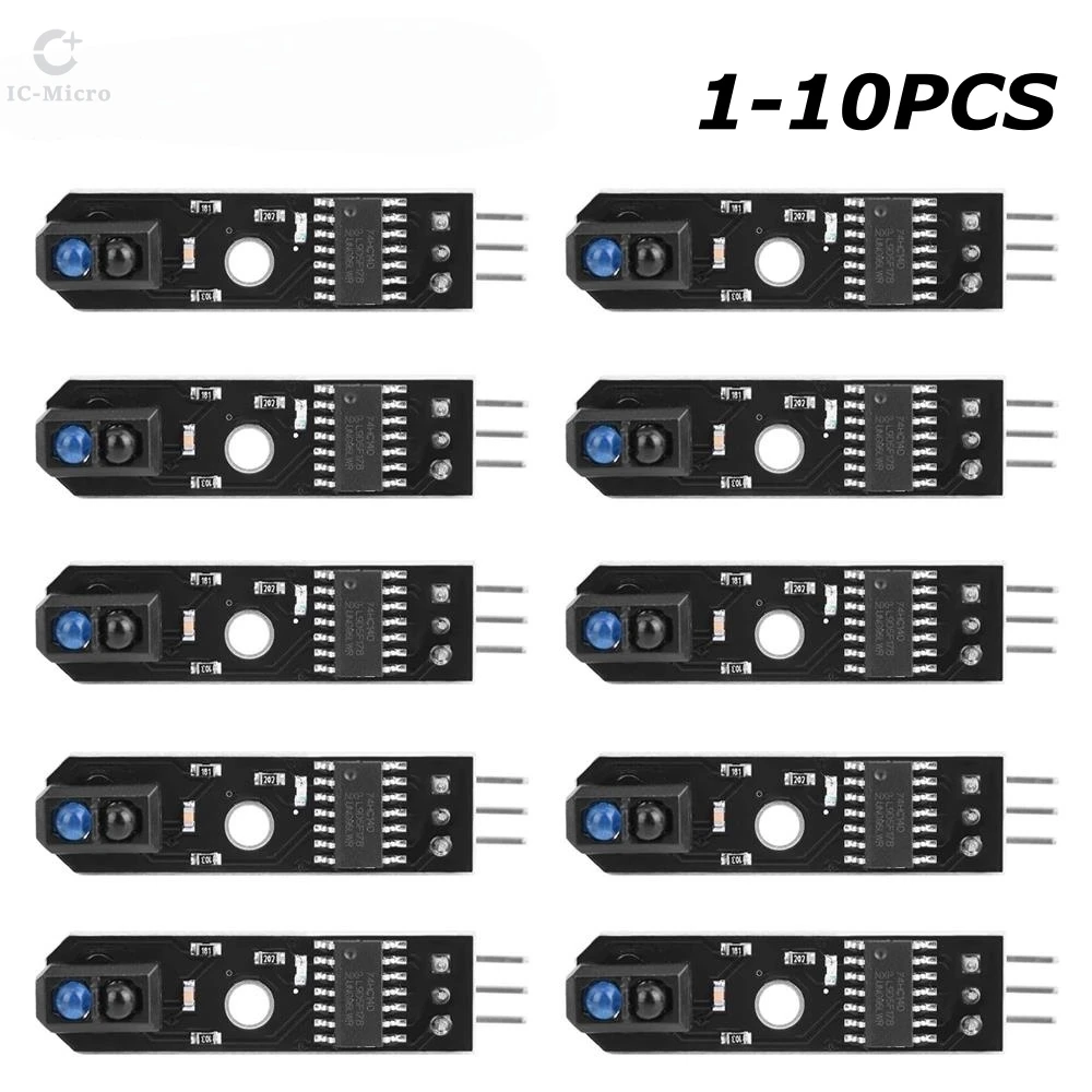 XCW TCRT5000 3PIN Tracking Module IR Infrared Line Reflection Track Follower Sensor TCRT5000 Obstacle Avoidanc For Arduino 1-10P