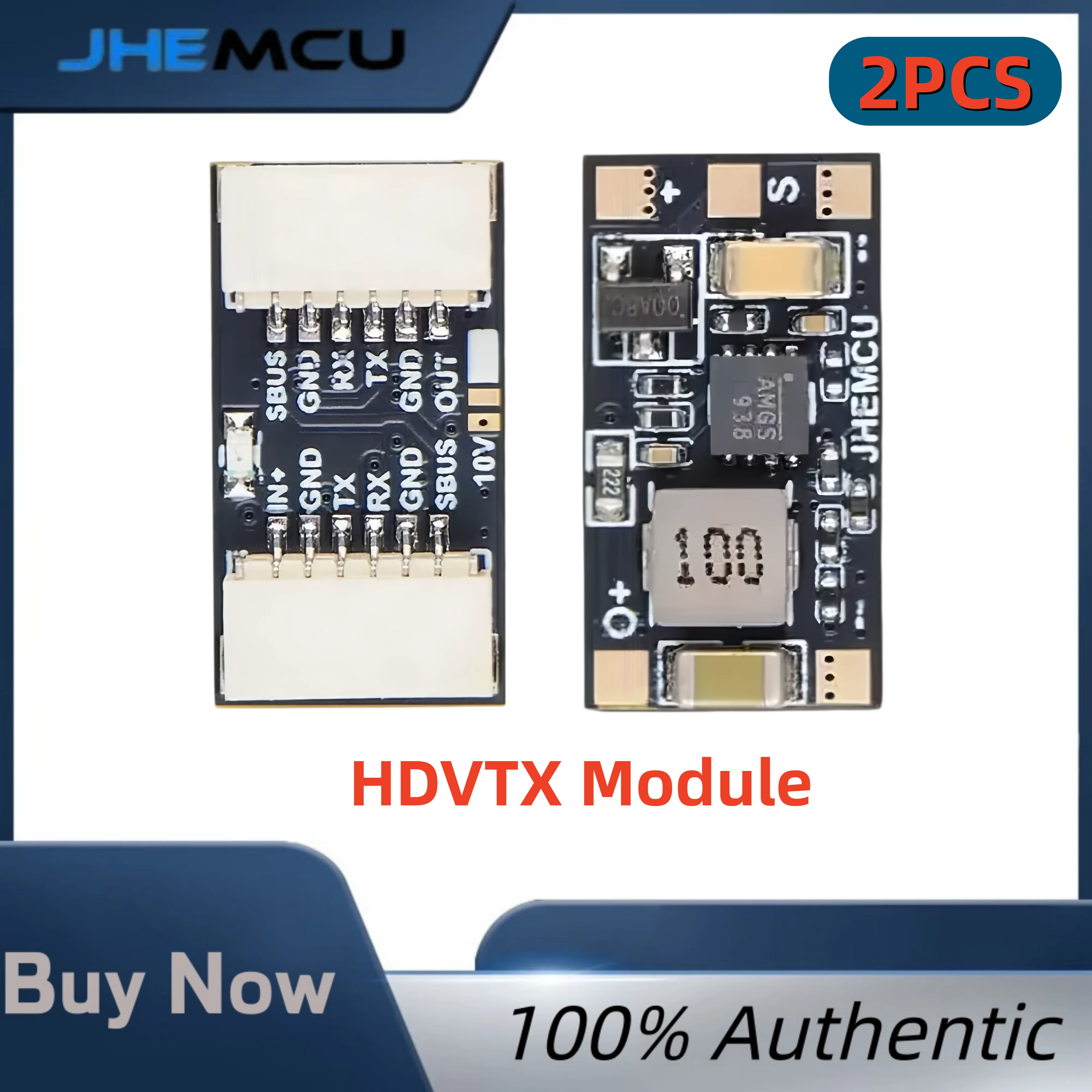 2PCS JHEMCU HDVTX Module for O3/ O4, 5V/ 10V Step-down Module Reduces The Input Voltage of The Air End for FPV DIY Part