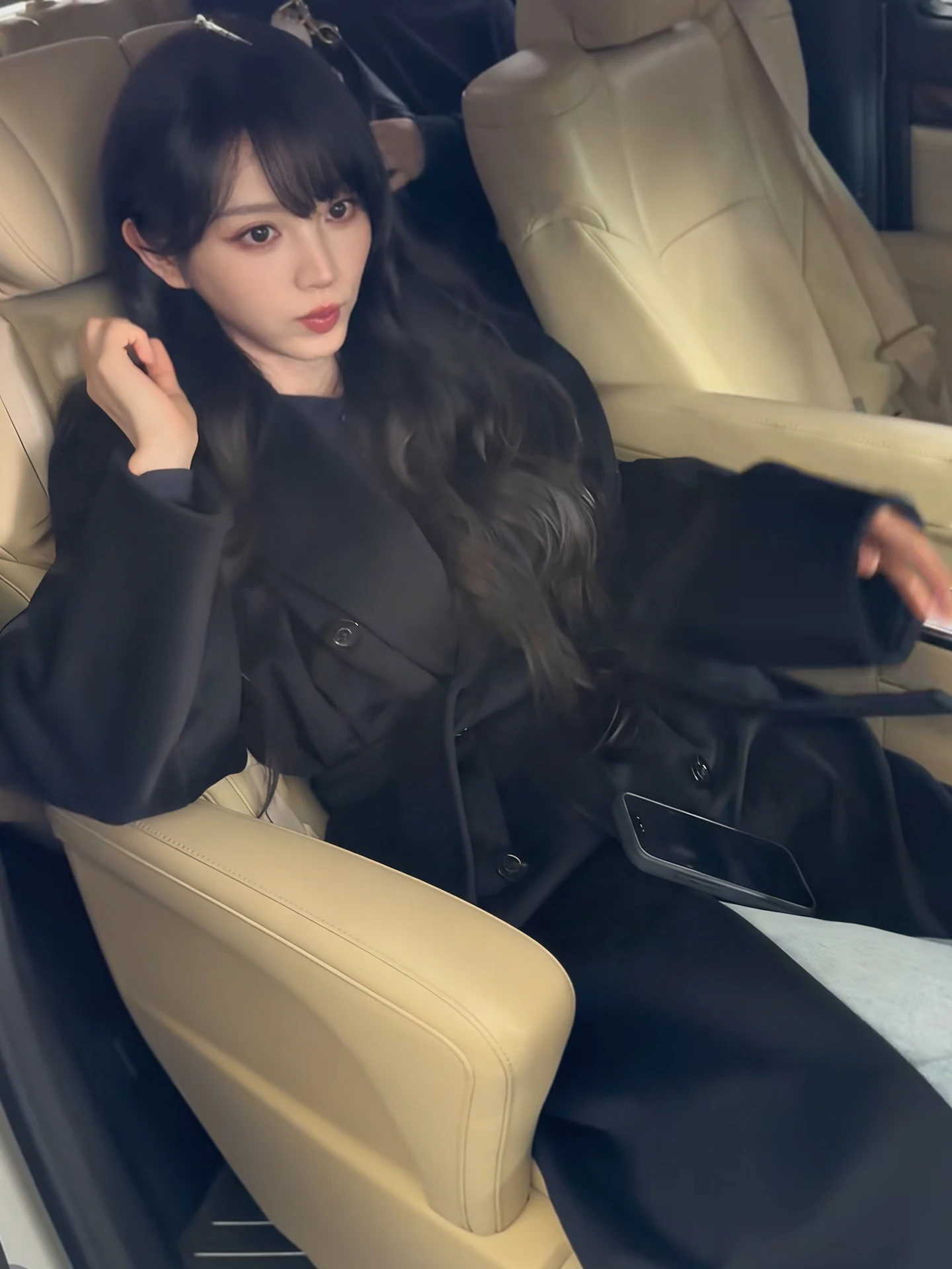 

Женское шерстяное пальто Tian Xiwai: модное и элегантное пальто средней длины в стиле знаменитостей для женщин