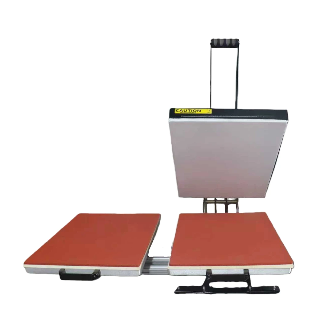Dual Station High Pressure Heat Press Machine Manual Pull-out Type Heat Transfer Sublimation Machine