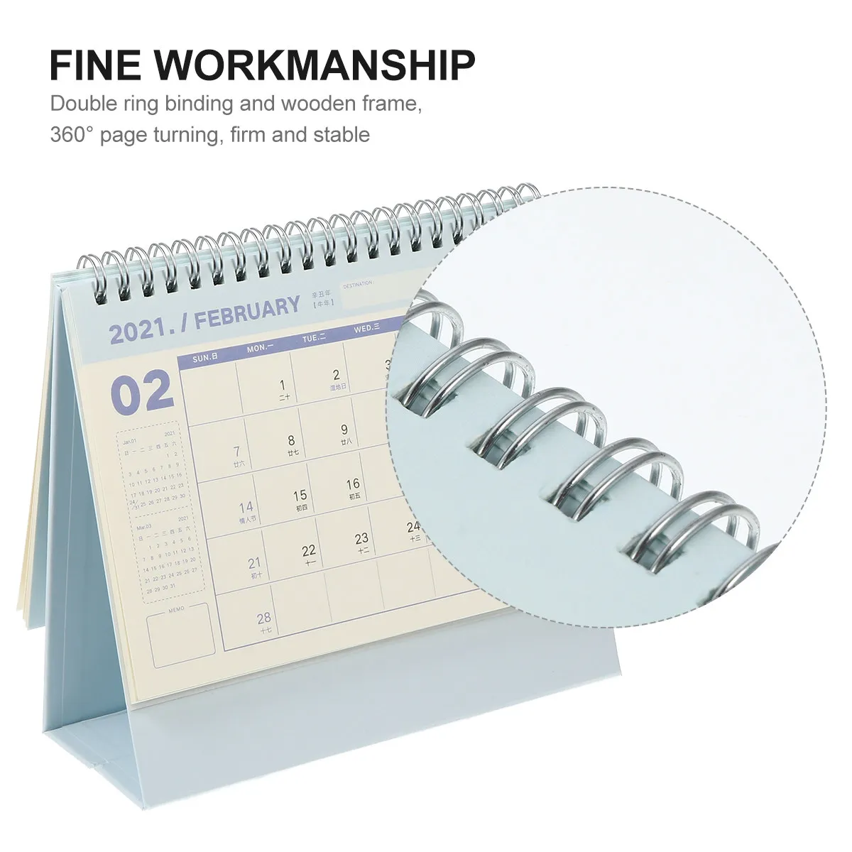 

Настольный календарь из высококачественной бумаги на 2021 год, с сетчатой разметкой, большим пространством для записей, гладкой поверхностью, стильным дизайном, для украшения рабочего стола в офисе, дома или кабинете.