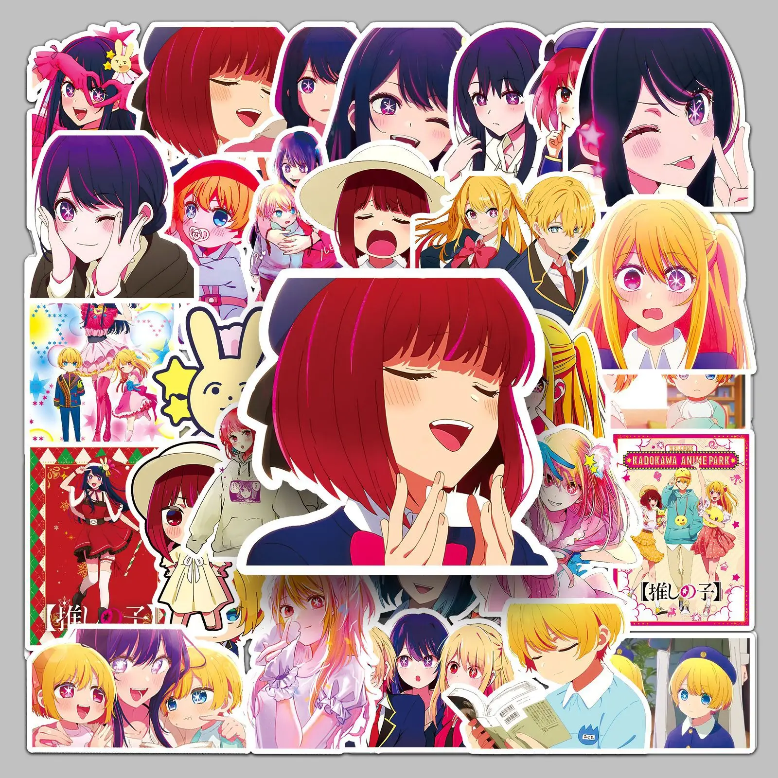 50 Pcs Anime OSHI NO KO Catoon Waterproof Sticker Anime Peripherals Journaling Scrapbooking Stickers Decoration Toys