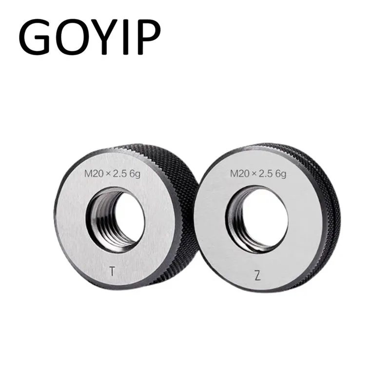 M11 M12 M13 M14 M15 M16 M17 M18 M19 M20 6G Metric Thread Ring Gauge Go And No-Go Gage Support Customized
