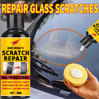 Glass Scratch Repair Wax - Easy-to-Use, No-Residue Paint Scratch Remover for Car Windows, Deep Scratch Removal, Protective Coati