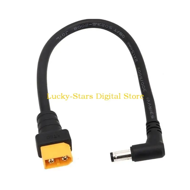 

T3EE XT60 Male To DC5525 Male Power Cable For Efficient Device Compatibility And Solar Battery Connection