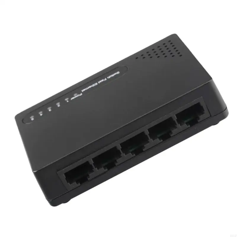 B0KF 5-Port 10/100Mbps Fast Ethernet Switcher Networking RJ45 Ethernet Splitters
