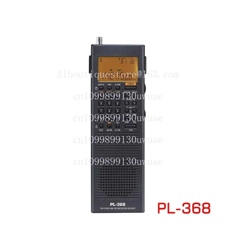 Original  PL-368 Portable DSP E FM-Stereo MW SW SSB World Band Stereo Radio PL368 Full Band 64-108MHZ