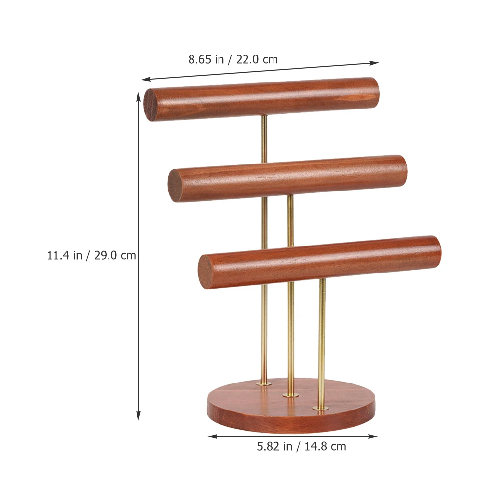 Bracelet Stand Three-tiers Display Rack Home Jewelry Holder Adornment Display Stand Storage Box Organizer Iron Rack Necklace