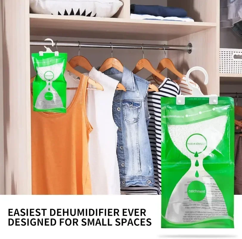 Moisture Absorber Hanging Bag Moldproof Wardrobe Antihumidity Bags Dry Bag Dehumidification for Closet Indoor Desiccant