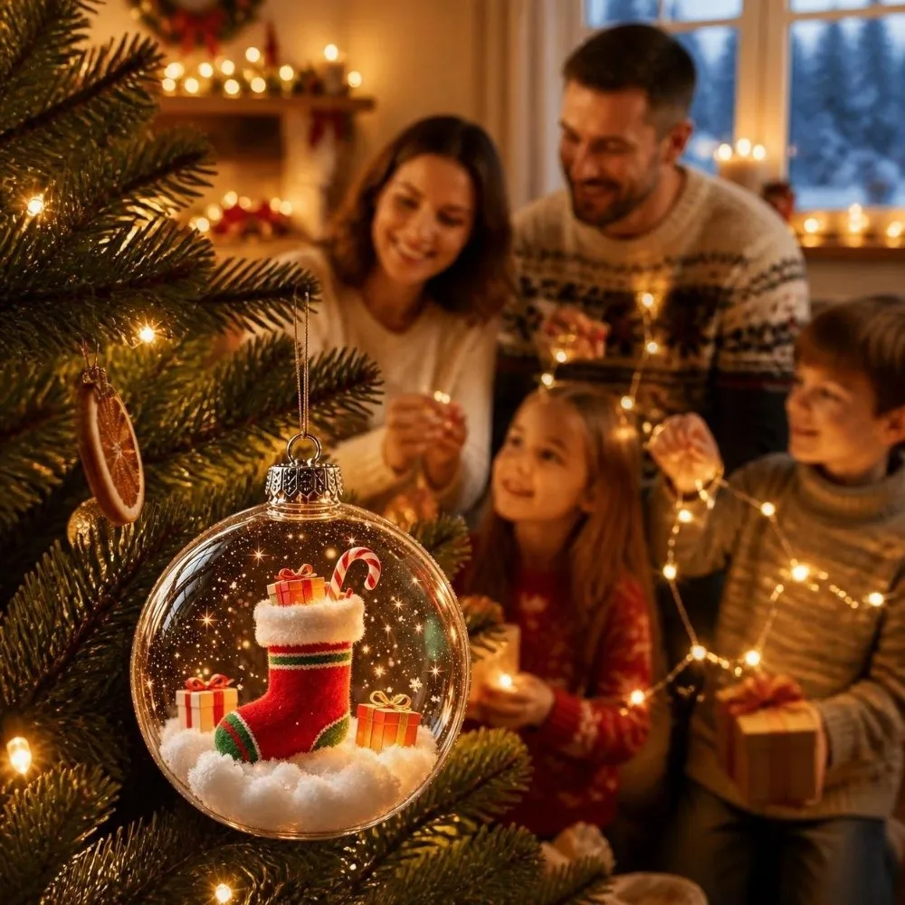 Colorful Christmas Bauble Decoration