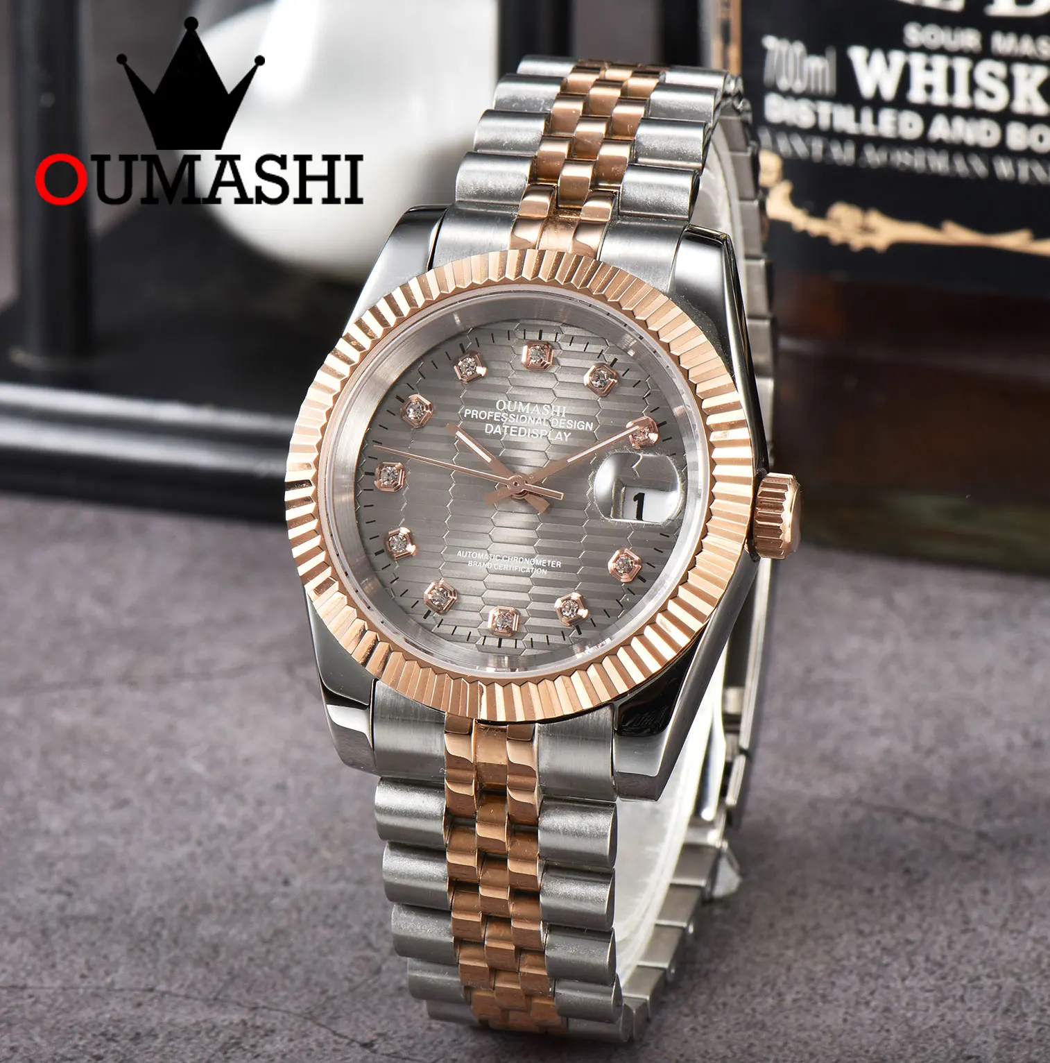 Oumashi-36mm/39mm NH series 35 Men's Log Watch 316L stainless steel sapphire glass 100m waterproof men's watch