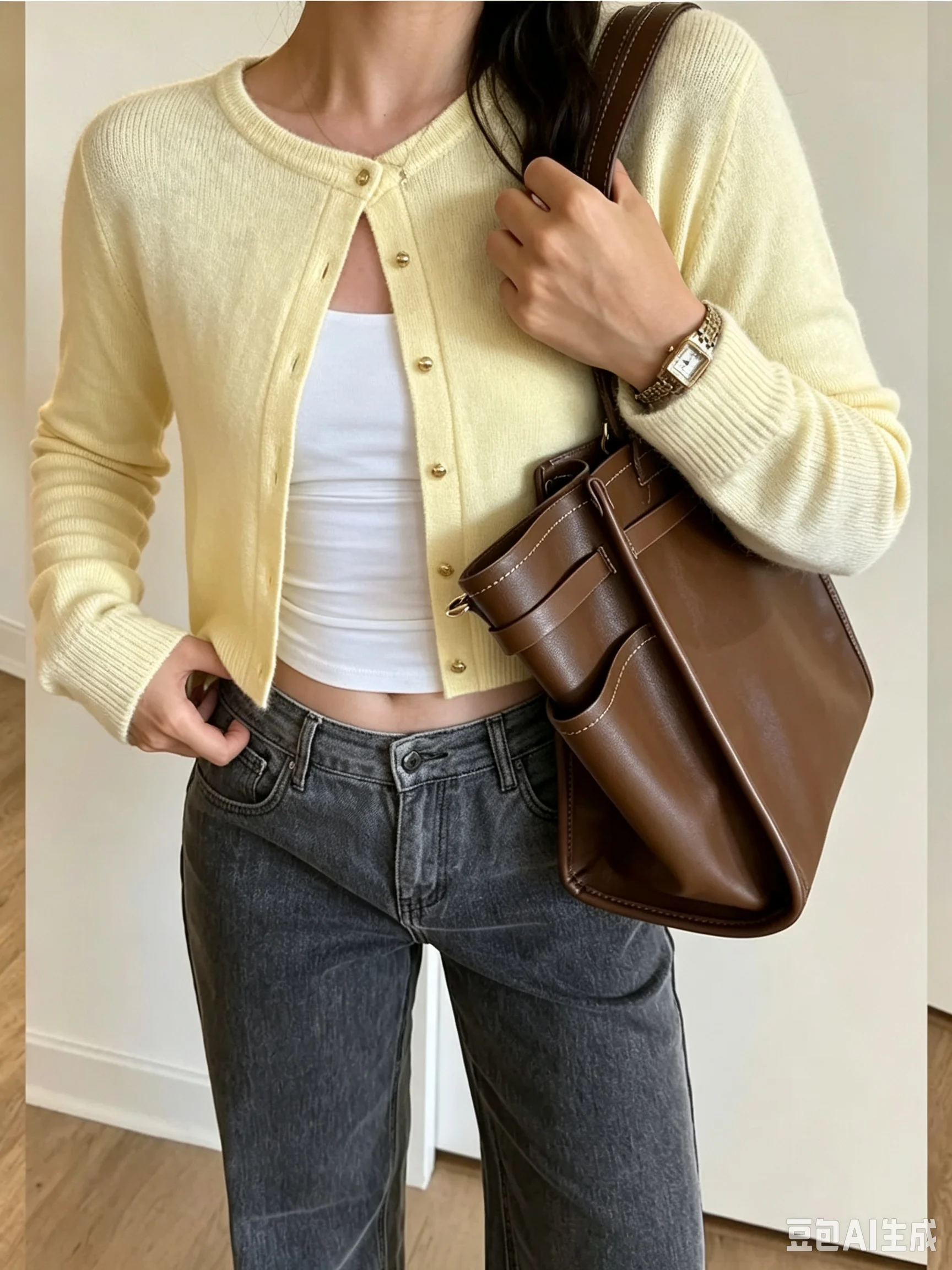 SURWENYUE Autumn Winter Street Style Knitted Cardigan Women's Sexy Button Solid Color Slim-fit Long-sleeved Versatile Top