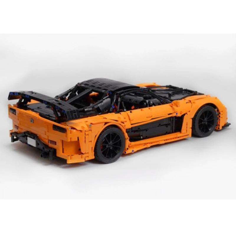 MOC 57488 Han's MazdaA RX-7 VeilSidee Fortune Super Sport Car Technology Compatible With Building Assemble Blocks Bricks Toys